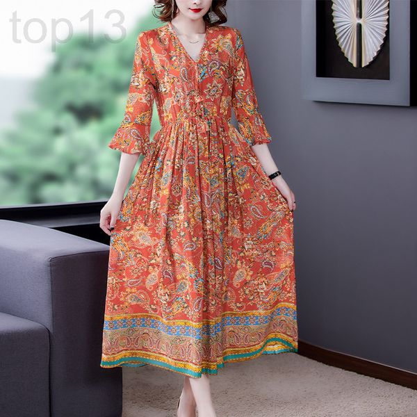 casual dresses designer 2021 new spring high-end flounced hangzhou silk printed dress shows thin and long silkworm 16ci, Black;gray
casual dresses designer 2021 new spring high-end flounced hangzhou silk printed dress shows thin and long silkworm 16ci, Black;gray