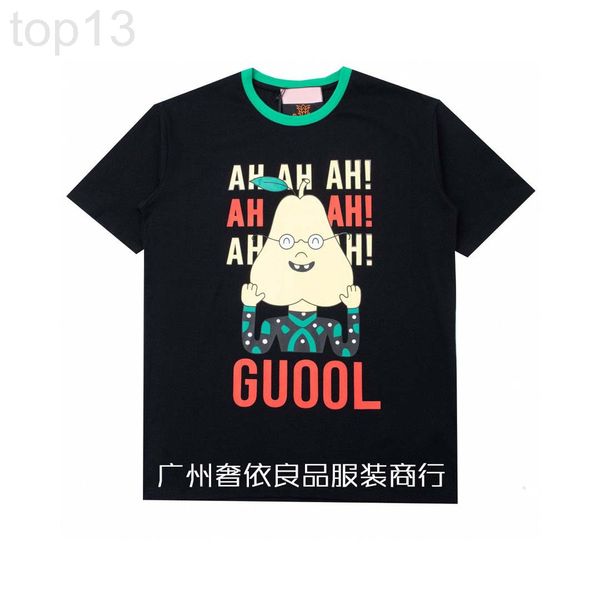 women's t-shirt designer correct version tested 2022 spring and summer g new cute pear doll pattern printed short sleeve t men's w, White
women's t-shirt designer correct version tested 2022 spring and summer g new cute pear doll pattern printed short sleeve t men's w, White