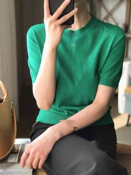 women's t-shirt early spring european chest h printed round neck slim fitting wool bottomed sweater, White
women's t-shirt early spring european chest h printed round neck slim fitting wool bottomed sweater, White