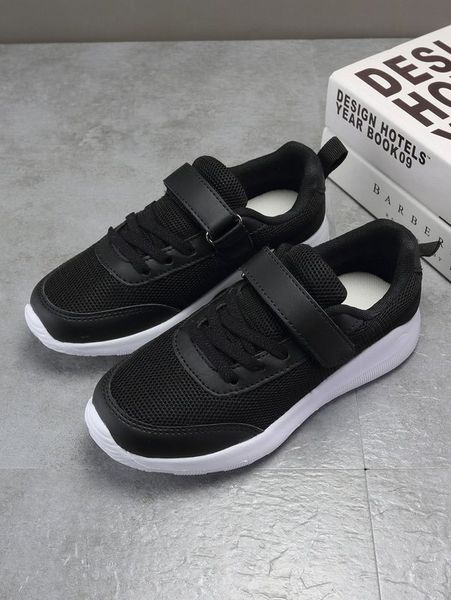 boys hook-and-loop fastener strap sneakers she, Black
boys hook-and-loop fastener strap sneakers she, Black