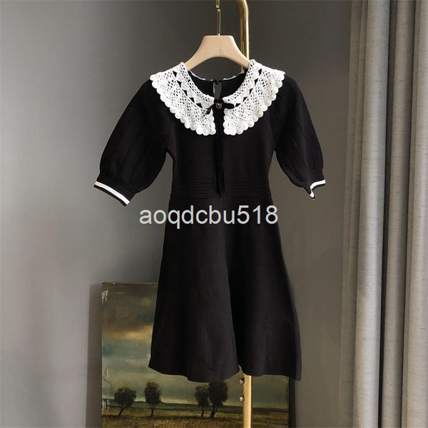casual dresses knitted dress women's early spring french elegant hollow out lapel waist a-line skirt fashion, Black;gray
casual dresses knitted dress women's early spring french elegant hollow out lapel waist a-line skirt fashion, Black;gray