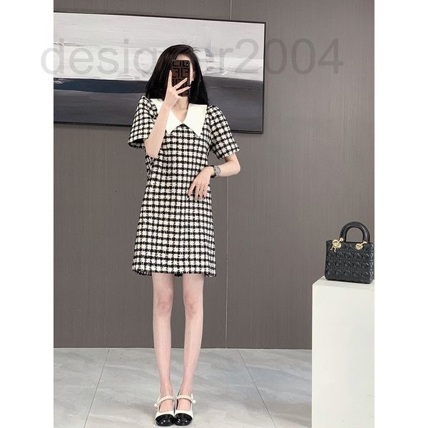 casual dresses designer summer dress small fragrance women's summer 2022 new doll neck french style skirt 1ile, Black;gray
casual dresses designer summer dress small fragrance women's summer 2022 new doll neck french style skirt 1ile, Black;gray