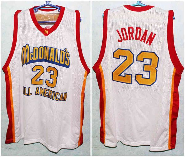 american michael mj all #23 mcdonald's white retro basketball jerseys mens stitched custom any number name, Black
american michael mj all #23 mcdonald's white retro basketball jerseys mens stitched custom any number name, Black