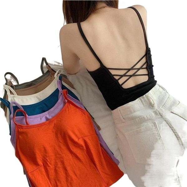 women's tanks & camis 2021 women vest crop leeveless beach sports tank bodycon party backless spaghetti straps clubwear 27zi#, White
women's tanks & camis 2021 women vest crop leeveless beach sports tank bodycon party backless spaghetti straps clubwear 27zi#, White