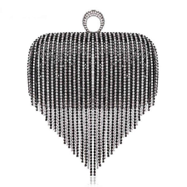 nxy evening bags gloig women clutch tassel rhinestones ring fashion lady dress handbags chain shoulder messenger 220210
nxy evening bags gloig women clutch tassel rhinestones ring fashion lady dress handbags chain shoulder messenger 220210