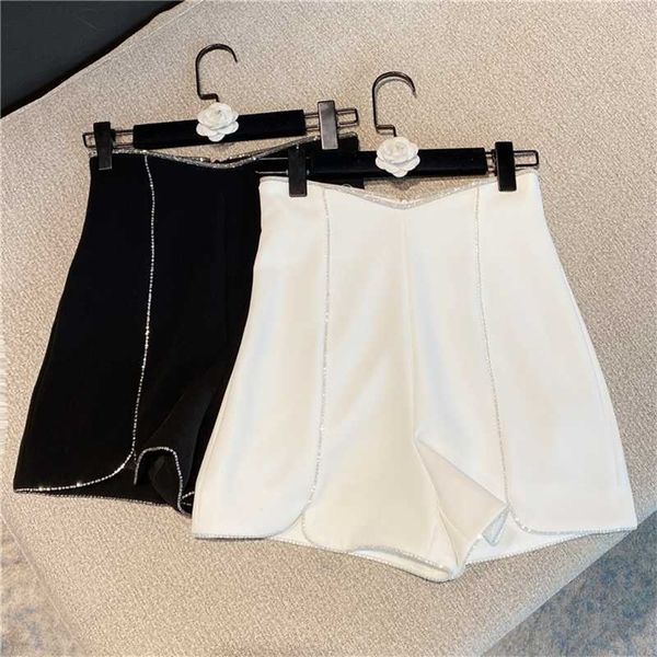 deat women shorts high waist fashion diamonds chain shorts ladies spring summer short hr360 210709, White;black
deat women shorts high waist fashion diamonds chain shorts ladies spring summer short hr360 210709, White;black