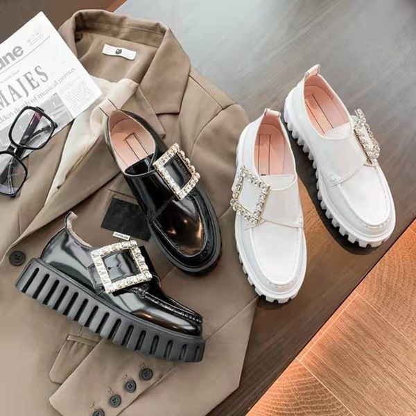 dress shoes spring and summer r home square buckle leffer shoes increased thick soled small leather shoes, one foot in british style, Black
dress shoes spring and summer r home square buckle leffer shoes increased thick soled small leather shoes, one foot in british style, Black
