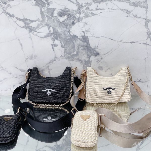 italy brand classic re-edition 2005 handbags shoulder bags flax knitting women crossbody chain bag fashion triangle sign designer three in o
italy brand classic re-edition 2005 handbags shoulder bags flax knitting women crossbody chain bag fashion triangle sign designer three in o