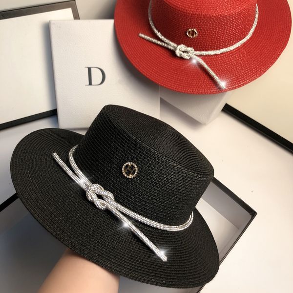 light luxury korean version of rhinestone straw hat fashion romantic french hepburn style flat cap summer uv sun ha, Blue;gray
light luxury korean version of rhinestone straw hat fashion romantic french hepburn style flat cap summer uv sun ha, Blue;gray