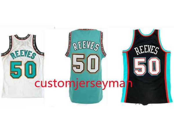 basketball jersey retro college #50 vancouver reeves jerseys throwback mesh stitched white blue embroidery custom big size s-5xl vest shirt, Black
basketball jersey retro college #50 vancouver reeves jerseys throwback mesh stitched white blue embroidery custom big size s-5xl vest shirt, Black