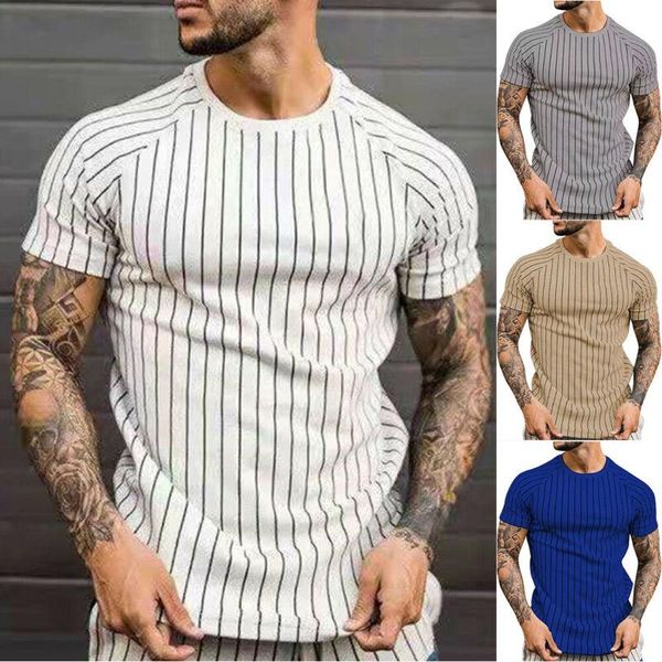 men's t-shirts muscle men vertical stripes printed tees male casual o neck short sleeve t shirts, White;black
men's t-shirts muscle men vertical stripes printed tees male casual o neck short sleeve t shirts, White;black