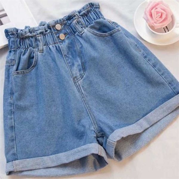 streetwear high waist denim shorts woman summer shorts classic plus size elastic waist jeans for women denim classic shorts 5xl 210702, White;black
streetwear high waist denim shorts woman summer shorts classic plus size elastic waist jeans for women denim classic shorts 5xl 210702, White;black
