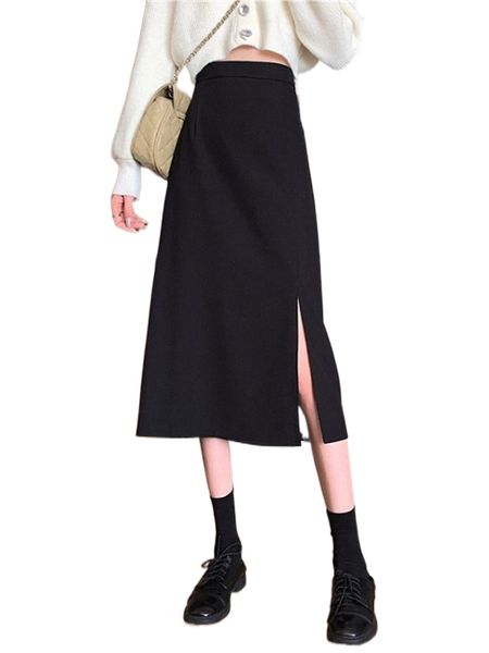 split skirt women's spring 2022 temperament black medium length high waist a-line thin hip skirts c6ie#
split skirt women's spring 2022 temperament black medium length high waist a-line thin hip skirts c6ie#