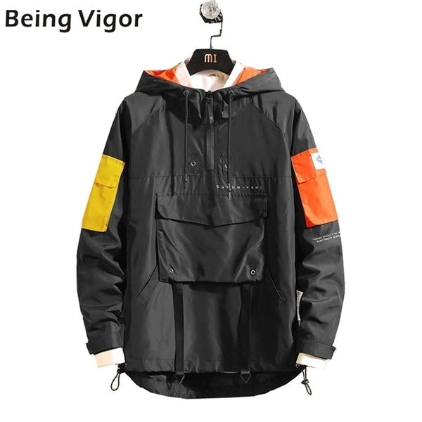 mens anorak jackets men hip-hop outwear autumn fashion hit color patchwork casual streetwear male jackette outdoor coat 201127, Black;brown
mens anorak jackets men hip-hop outwear autumn fashion hit color patchwork casual streetwear male jackette outdoor coat 201127, Black;brown