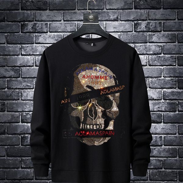 men's hoodies & sweatshirts designer chao brand 2021 new spring and autumn men's diamond long sleeve sweater skull slim fit black
men's hoodies & sweatshirts designer chao brand 2021 new spring and autumn men's diamond long sleeve sweater skull slim fit black