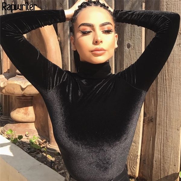 rapwriter velvet turtleneck long sleeve women bodysuit autumn winter female keep warm clothes slim fashion solid body y200401, Black;white
rapwriter velvet turtleneck long sleeve women bodysuit autumn winter female keep warm clothes slim fashion solid body y200401, Black;white