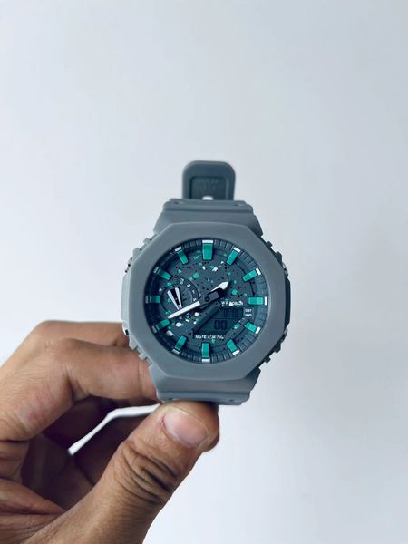 sports quartz digital men's watch ga 2100 world time full function automatic hand lift light led waterproof all hands can operate gray, Slivery;brown
sports quartz digital men's watch ga 2100 world time full function automatic hand lift light led waterproof all hands can operate gray, Slivery;brown