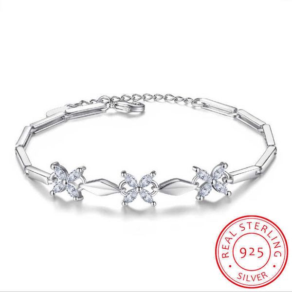 925 sterling silver women's luxury bracelet, 3-piece set, clover zircon transparent horse, s-b53, Golden;silver
925 sterling silver women's luxury bracelet, 3-piece set, clover zircon transparent horse, s-b53, Golden;silver