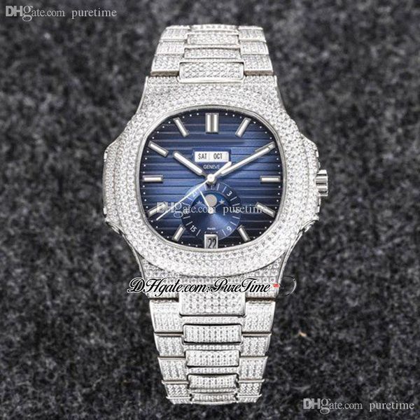 r8f 5726 cal a324 moon phase automatic mens watch paved diamonds case blue stick dial iced out with bling diamond bracelet super edition jew, Slivery;brown
r8f 5726 cal a324 moon phase automatic mens watch paved diamonds case blue stick dial iced out with bling diamond bracelet super edition jew, Slivery;brown