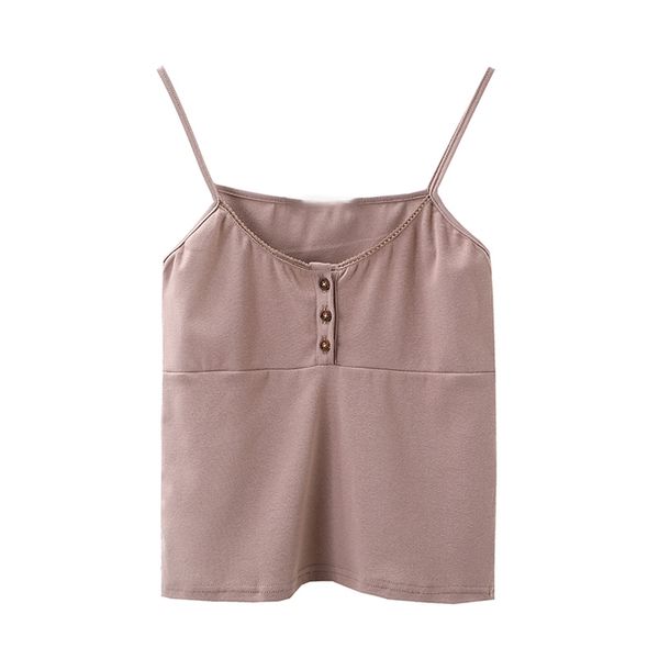 puwd slim girls soft cotton short camis summer fashion ladies bomb button vintage women chic lace cute 220519, White
puwd slim girls soft cotton short camis summer fashion ladies bomb button vintage women chic lace cute 220519, White