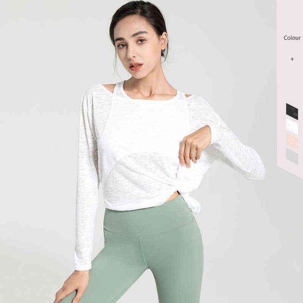 autumn yoga long sleeved blouse women's thin breathable off shoulder sports loose fashion dance fitness clothes, Gray
autumn yoga long sleeved blouse women's thin breathable off shoulder sports loose fashion dance fitness clothes, Gray