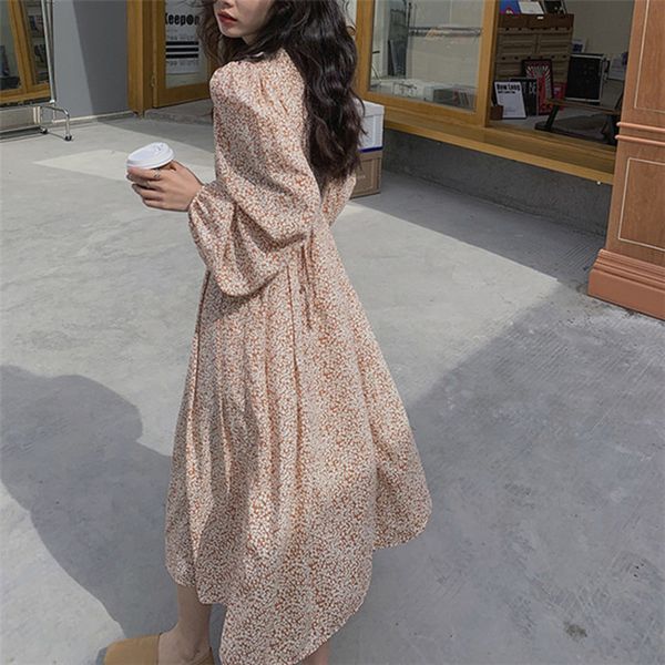 women spring summer dresses with flowers floral fashionable korean style vintage oversize long dress 210427, Black;gray
women spring summer dresses with flowers floral fashionable korean style vintage oversize long dress 210427, Black;gray