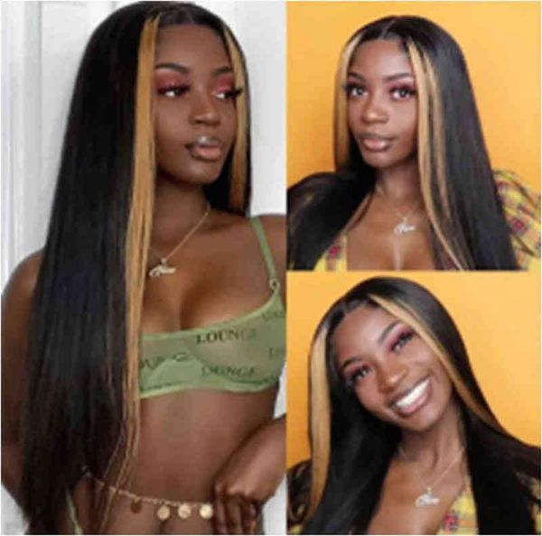 nxy wigs womanly temperament split black long straight hair dyed yellow gradient 220610, Black;brown
nxy wigs womanly temperament split black long straight hair dyed yellow gradient 220610, Black;brown