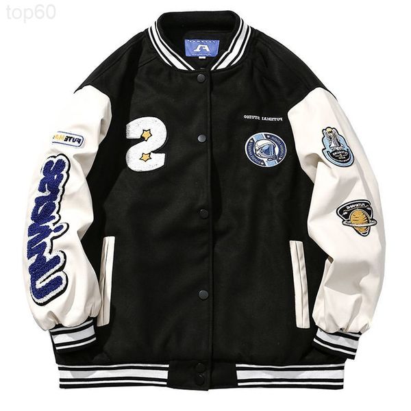 men's hoodies & sweatshirts designer klein blue american trendy baseball jacket women's spring and autumn loose work jacket men�, Black
men's hoodies & sweatshirts designer klein blue american trendy baseball jacket women's spring and autumn loose work jacket men�, Black