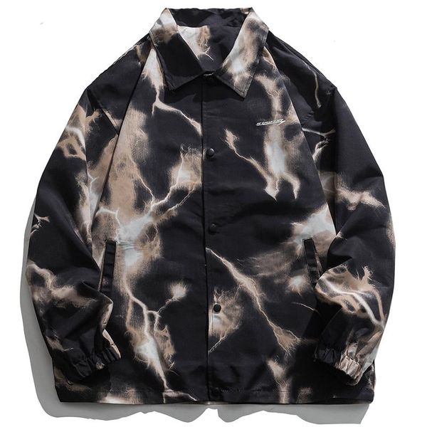 men's jackets spring bomber jacket men printed pattern baggy coat fashion causal street button outerwear clothing male plus size 5xl, Black;brown
men's jackets spring bomber jacket men printed pattern baggy coat fashion causal street button outerwear clothing male plus size 5xl, Black;brown