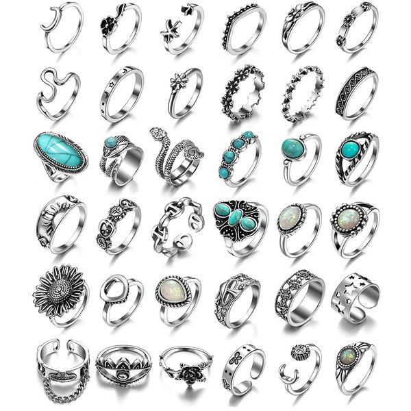 band rings kisswife vintage sier knuckle set for women girls bohemian stacking midi turquoise retro stone crystal stackable joint fin amufw, Silver
band rings kisswife vintage sier knuckle set for women girls bohemian stacking midi turquoise retro stone crystal stackable joint fin amufw, Silver