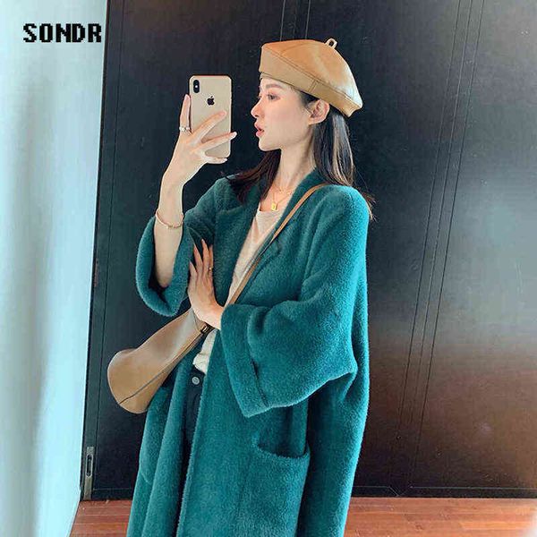 one-piece women loose lazy mid-length dresses 2021 autumn winter new outer wear mink velvet thick knitted cardigan jacket female t220714, Black
one-piece women loose lazy mid-length dresses 2021 autumn winter new outer wear mink velvet thick knitted cardigan jacket female t220714, Black
