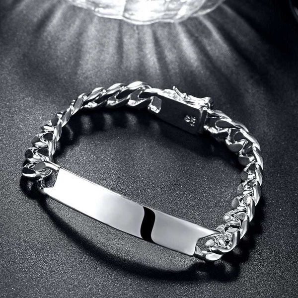 offer fashion 925 sterling silver special bracelet for man classic geometry 10mm chain jewelry wedding party christmas gifts, Golden;silver
offer fashion 925 sterling silver special bracelet for man classic geometry 10mm chain jewelry wedding party christmas gifts, Golden;silver