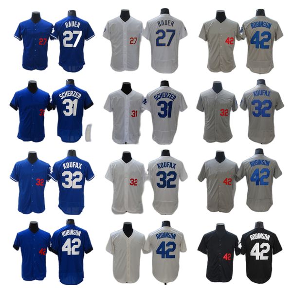 los angeles's dodgers's new baseball jerseys 27 trevor bauer 31 joc pederson 32 sandy koufax 42 jackie robinson blue white grey bl, Blue;black
los angeles's dodgers's new baseball jerseys 27 trevor bauer 31 joc pederson 32 sandy koufax 42 jackie robinson blue white grey bl, Blue;black