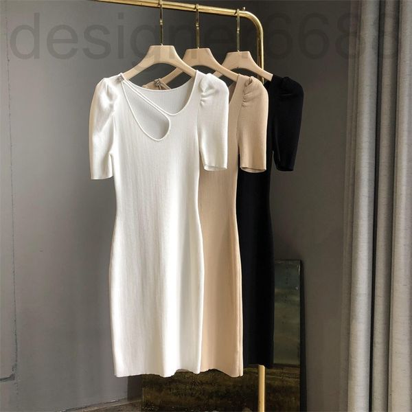 casual dresses designer nanyou jianhuo knitted dress women's spring and summer temperament goddess style hollow slim short sleeve skirt, Black;gray
casual dresses designer nanyou jianhuo knitted dress women's spring and summer temperament goddess style hollow slim short sleeve skirt, Black;gray