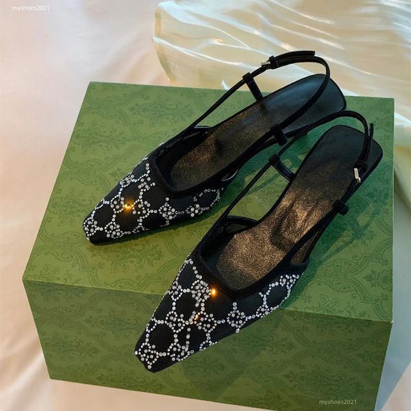 2022 dress shoes women designer slingback sandals pumps black mesh crystals sparkling buckle sandals for summer autumn with box bling crysta
2022 dress shoes women designer slingback sandals pumps black mesh crystals sparkling buckle sandals for summer autumn with box bling crysta