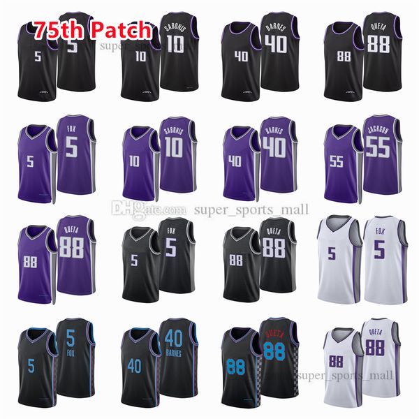 printed 75th patch city basketball jerseys harrison 88 neemias 5 de'aaron que fox 10 domantas 55 josh sabonis jackson jersey color whit, Black;red
printed 75th patch city basketball jerseys harrison 88 neemias 5 de'aaron que fox 10 domantas 55 josh sabonis jackson jersey color whit, Black;red
