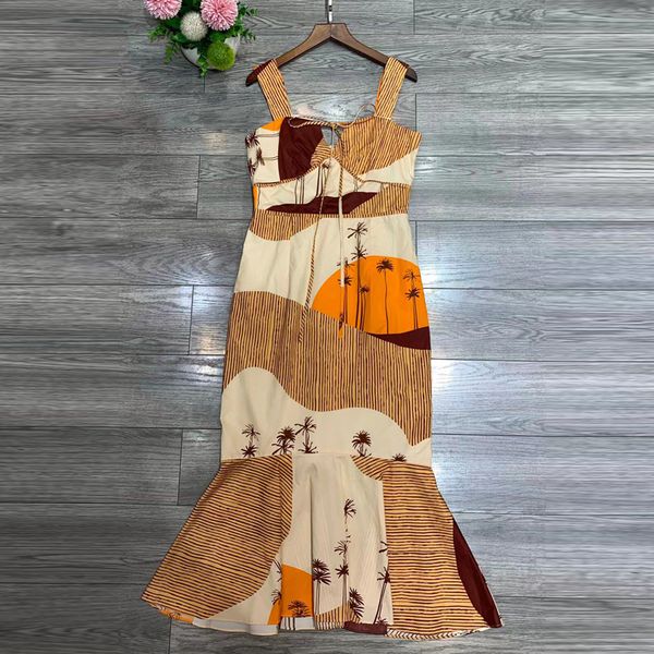 runway dresses spaghetti strap print bow slim long trumpet beach holiday dresses, Black
runway dresses spaghetti strap print bow slim long trumpet beach holiday dresses, Black