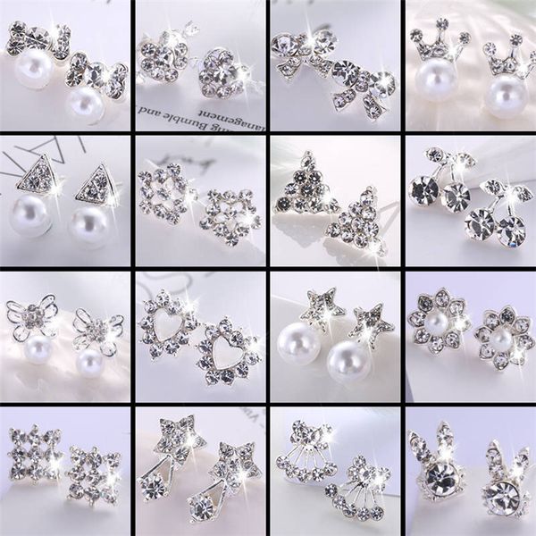 women's fashion star moon rhinestone stud earrings pentagram stars studs earrings party decoration accessories 120pair zc1103, Golden;silver
women's fashion star moon rhinestone stud earrings pentagram stars studs earrings party decoration accessories 120pair zc1103, Golden;silver
