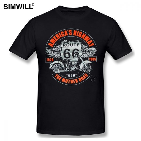 route 66 america highway t-shirt mens breathable short sleeve cotton tees round neck biker t shirts oversize classic tshirt 220421, White;black
route 66 america highway t-shirt mens breathable short sleeve cotton tees round neck biker t shirts oversize classic tshirt 220421, White;black