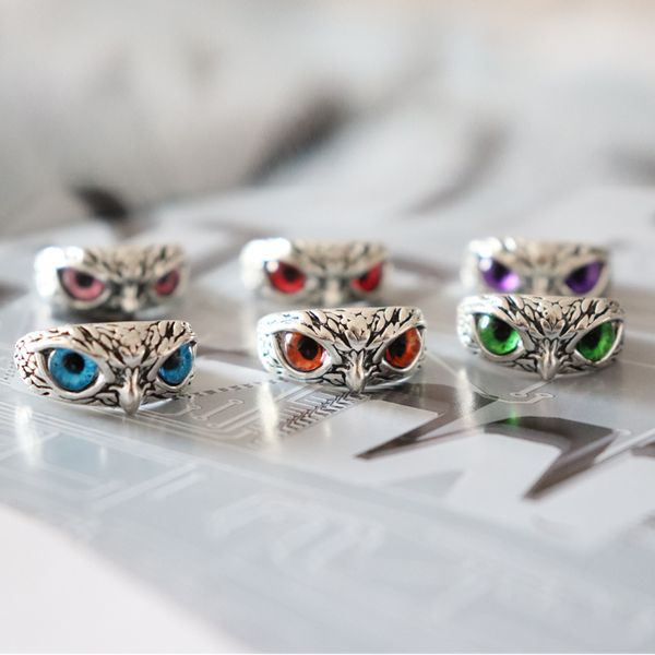 charming fashion owl ring design multicolor eyes silver color men women engagement wedding s jewelry gift resizable 220719
charming fashion owl ring design multicolor eyes silver color men women engagement wedding s jewelry gift resizable 220719