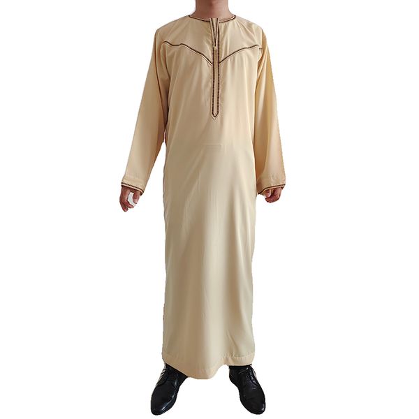 ethnic clothing islamic clothing muslim arab dubai iqaf round neck long sleeve men's robe, Red
ethnic clothing islamic clothing muslim arab dubai iqaf round neck long sleeve men's robe, Red