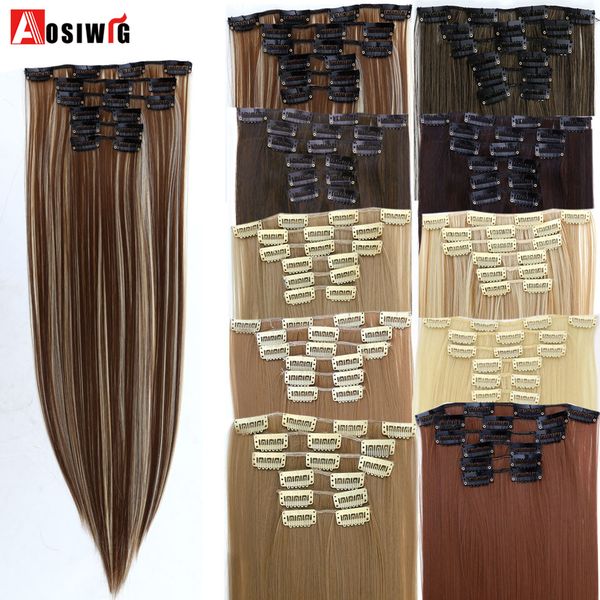 costume accessories synthetic clip in hair extensions 6pcs/set 24" hairpiece 140g straight 16 clips in false styling hair heat resistant, Silver
costume accessories synthetic clip in hair extensions 6pcs/set 24" hairpiece 140g straight 16 clips in false styling hair heat resistant, Silver