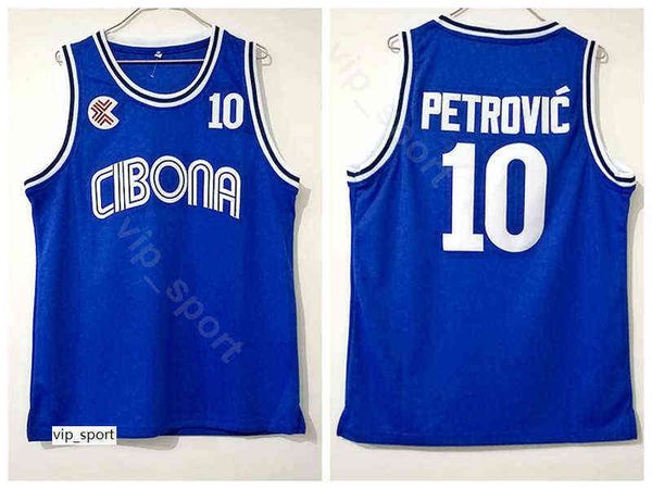 cibona zagreb college drazen petrovic jersey 10 men team color blue university petrovic basketball jersey uniform breathable good quality, Black
cibona zagreb college drazen petrovic jersey 10 men team color blue university petrovic basketball jersey uniform breathable good quality, Black
