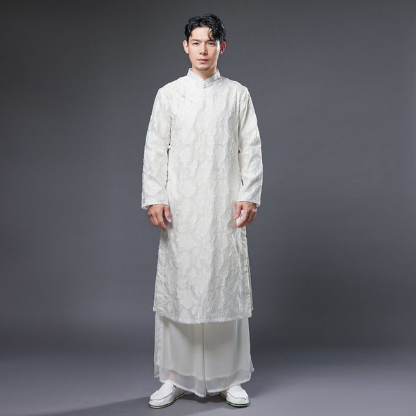 crosstalk gown stage wear chinese tang suit for men black white chinese traditional vintage costume male cheongsam ethnic clothing, Black;red
crosstalk gown stage wear chinese tang suit for men black white chinese traditional vintage costume male cheongsam ethnic clothing, Black;red
