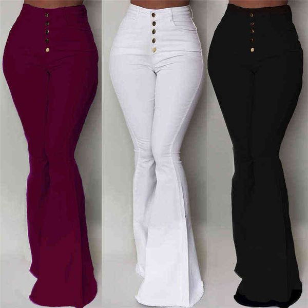gaoke white bell-bottom pants women button high waist flare pants new trousers slim casual elegant work wear pantalon femme3m1s, Black
gaoke white bell-bottom pants women button high waist flare pants new trousers slim casual elegant work wear pantalon femme3m1s, Black