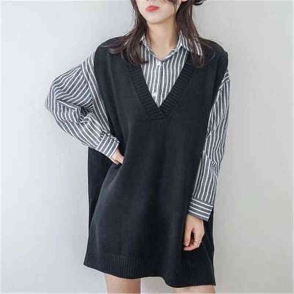 women's sweaters 2021 new women cashmere knitted sweaters vest long vest autumn winter sweater vests slim sleeveless casual female j22, White;black
women's sweaters 2021 new women cashmere knitted sweaters vest long vest autumn winter sweater vests slim sleeveless casual female j22, White;black