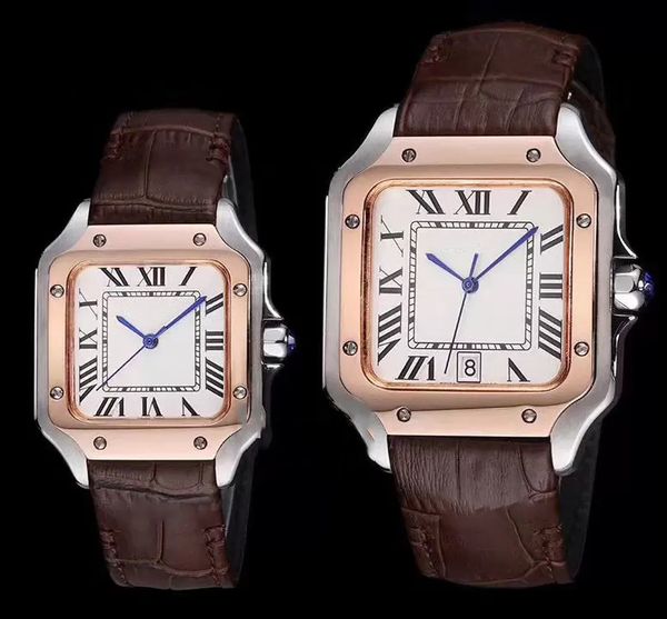 limited sale mens and womens mechanical watch 35/40mm dial watches belt couple wristwatch, Slivery;brown 
limited sale mens and womens mechanical watch 35/40mm dial watches belt couple wristwatch, Slivery;brown