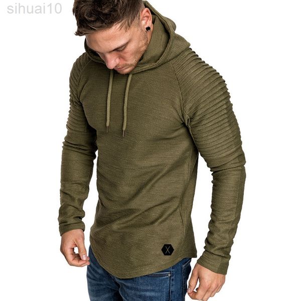 mode heren truien mannen effen kleur hooded slim sweater heren hoodie hip hop hoodies sportkleding trainingspak l220730, Black
mode heren truien mannen effen kleur hooded slim sweater heren hoodie hip hop hoodies sportkleding trainingspak l220730, Black