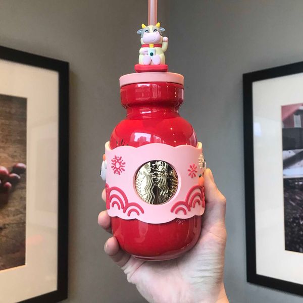 2020 starbucks cup new year of the ox nameplate zhaocainiu ceramic straw cup water cup 440ml
2020 starbucks cup new year of the ox nameplate zhaocainiu ceramic straw cup water cup 440ml