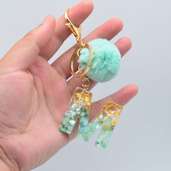 cute keyring green pompom fur ball 26 letter keychain resin key chains handbag charms for woman ornaments accessories gift, Silver
cute keyring green pompom fur ball 26 letter keychain resin key chains handbag charms for woman ornaments accessories gift, Silver